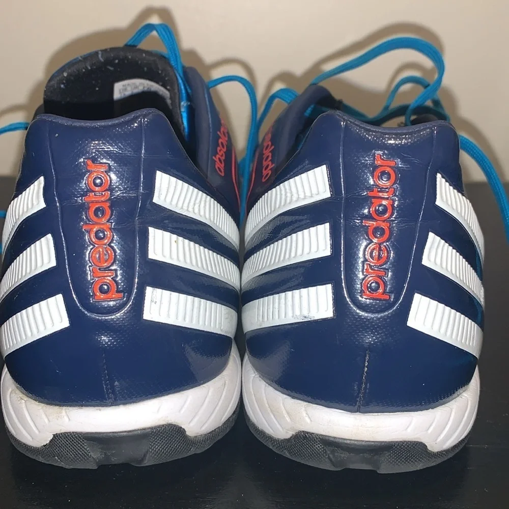 Adidas Predator Absolado Soccer Cleats Metalic Blue V22087 Men's US‎ Size 7.5
